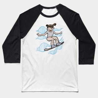 Snowboarding is fun Baseball T-Shirt